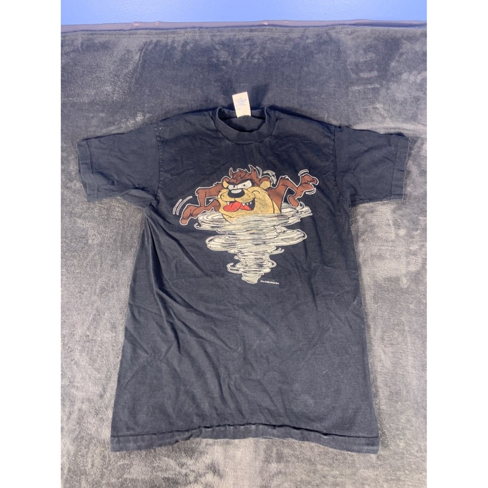 Vintage 1992 Warner Bros Looney Tunes Tasmanian Devil Taz Tornado T-Shirt L